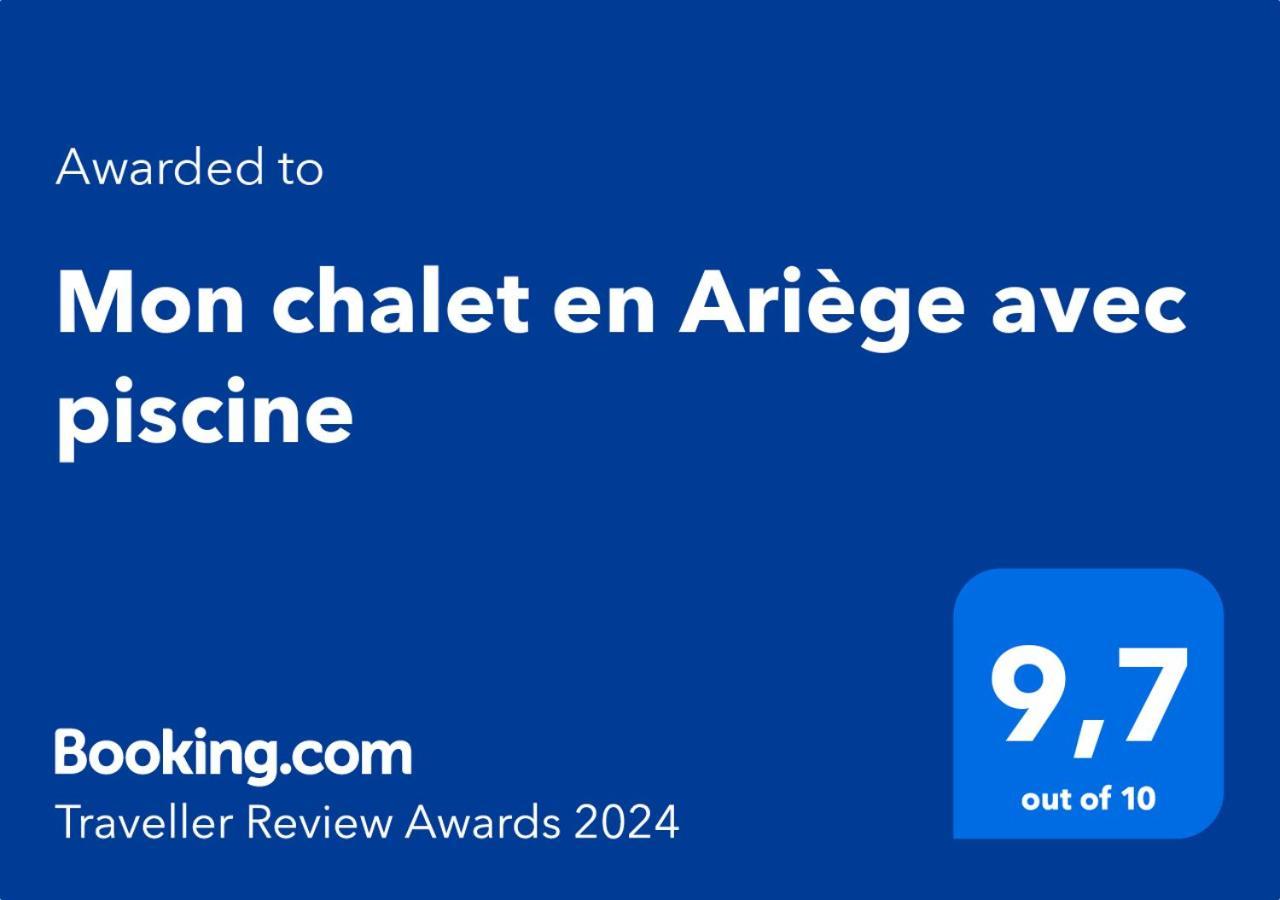 Mon Chalet En Ariege Avec Piscine Daumazan-sur-Arize 客房 照片